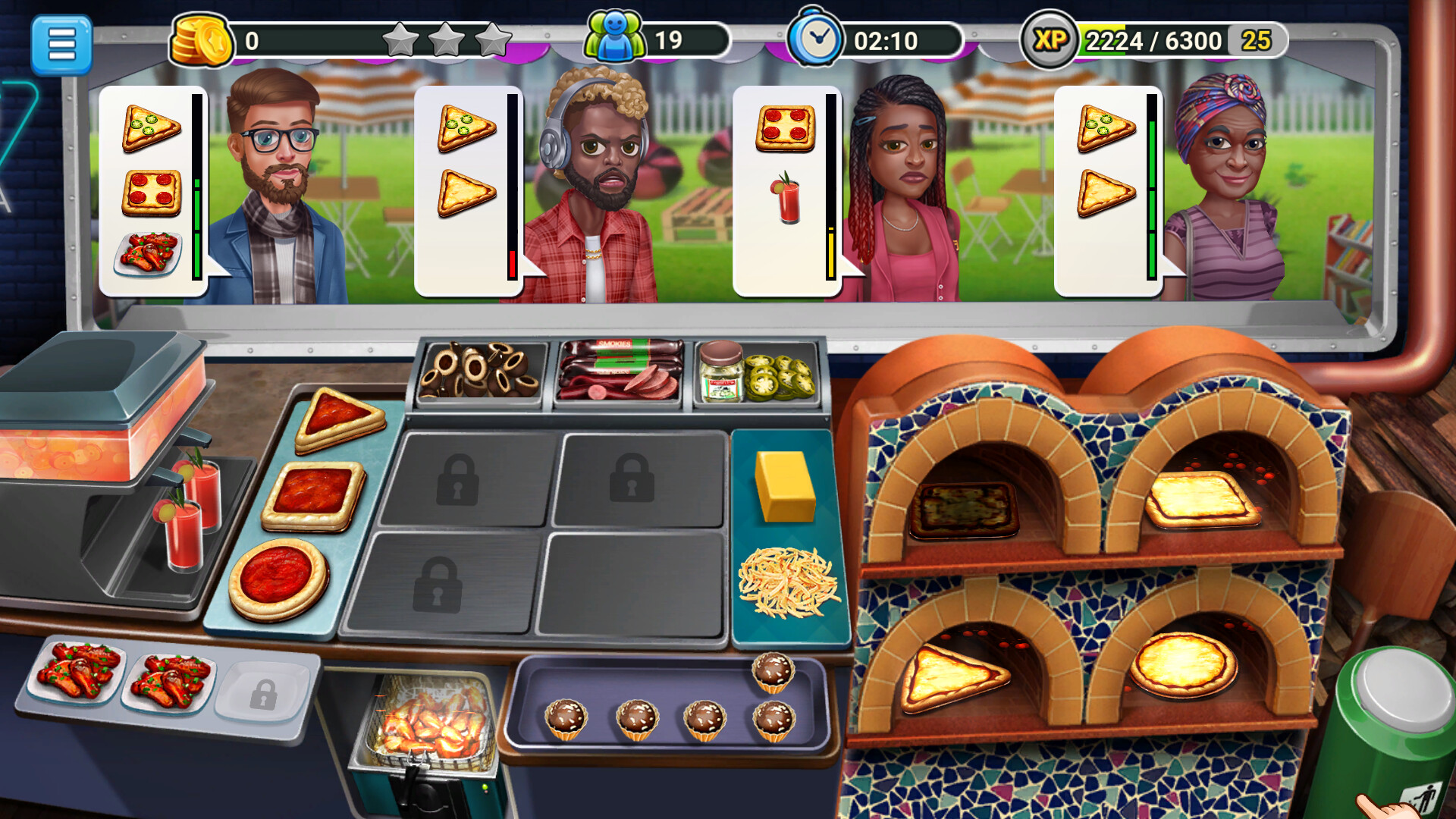 Official screenshot of the game Food Truck Chef: Full Course Edition