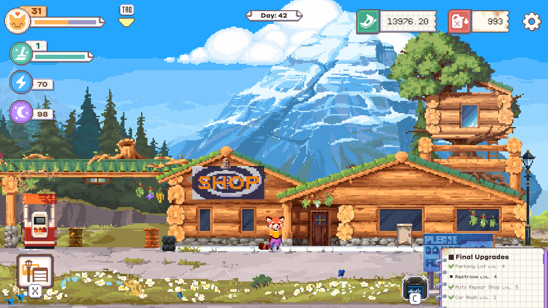 Official screenshot of the game The Last Gas Station