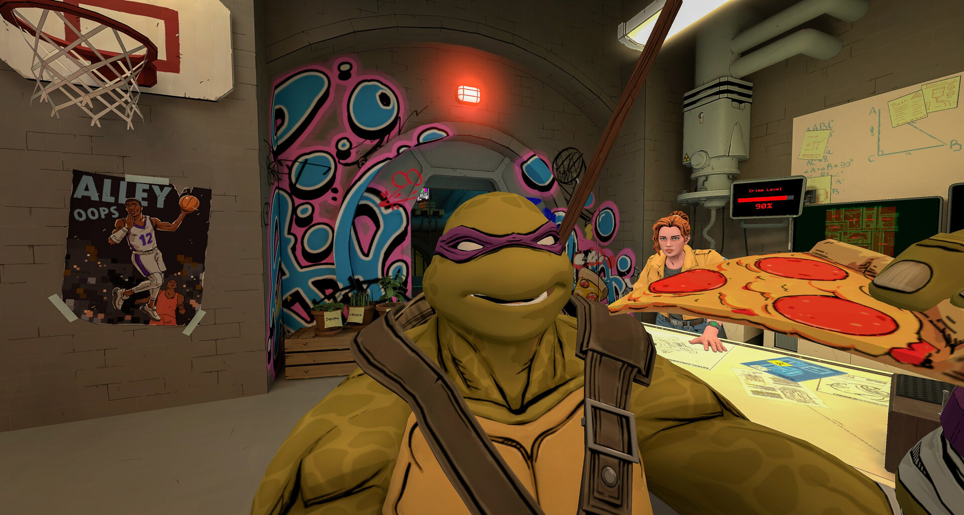 Official screenshot of the game Teenage Mutant Ninja Turtles: Empire City