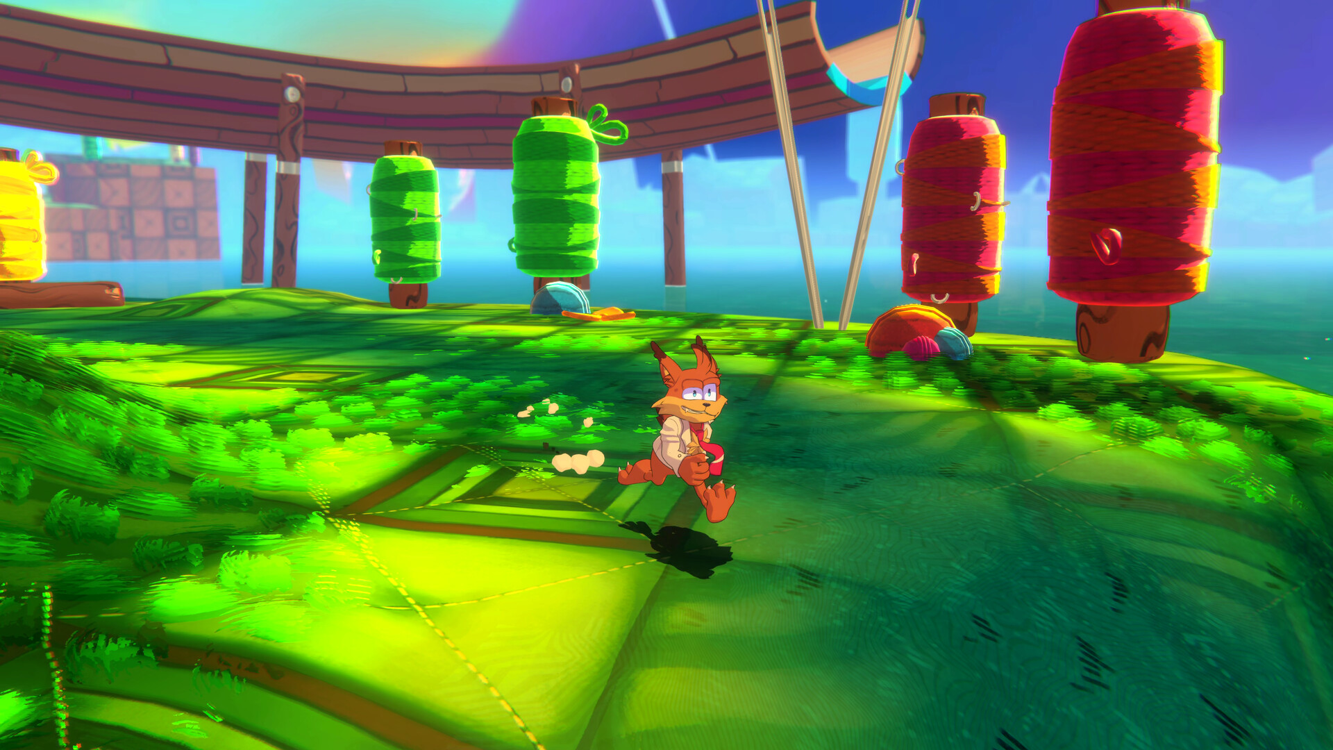 Official screenshot of the game Bubsy 4D