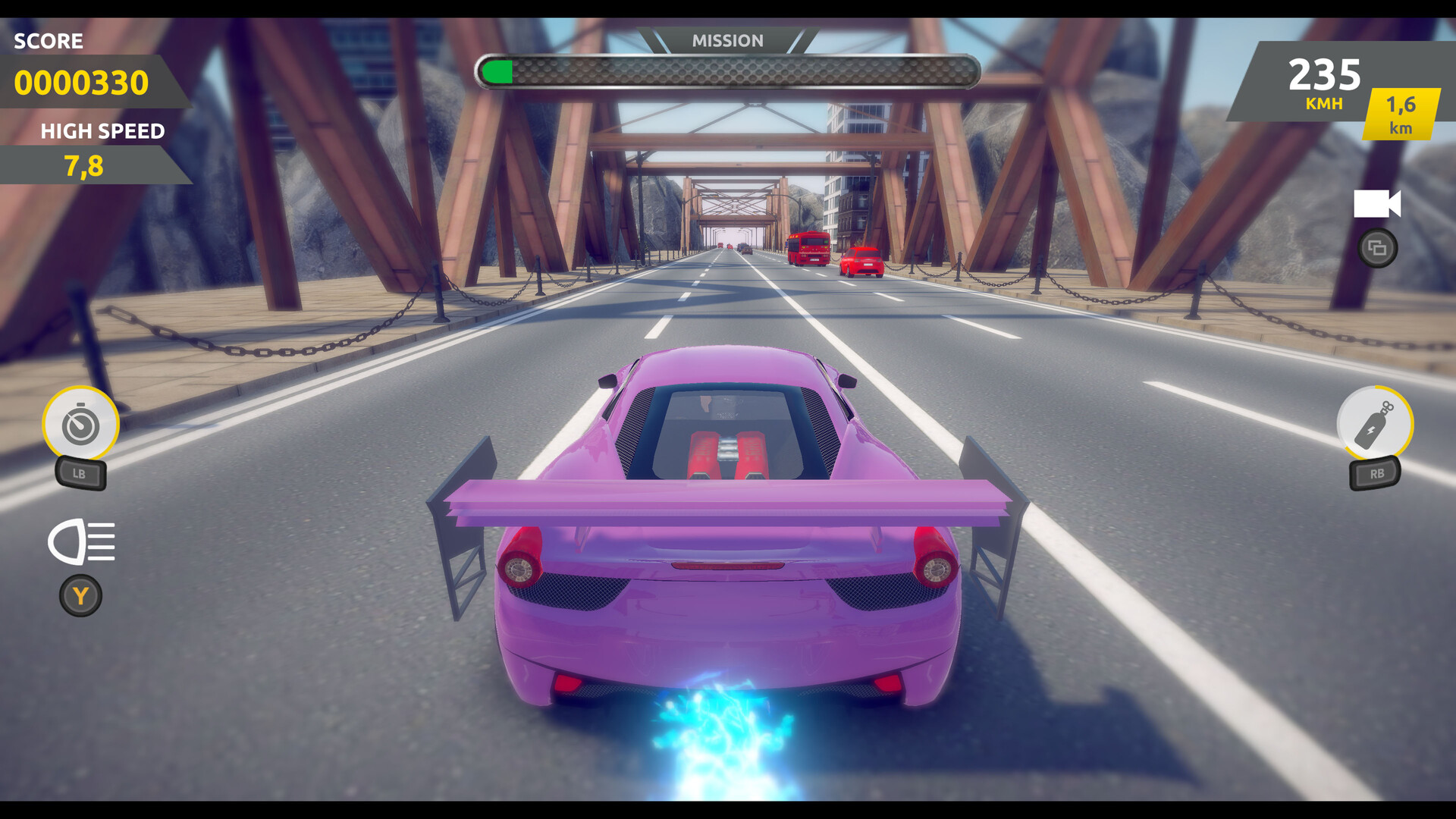 Official screenshot of the game Nitro City Racing