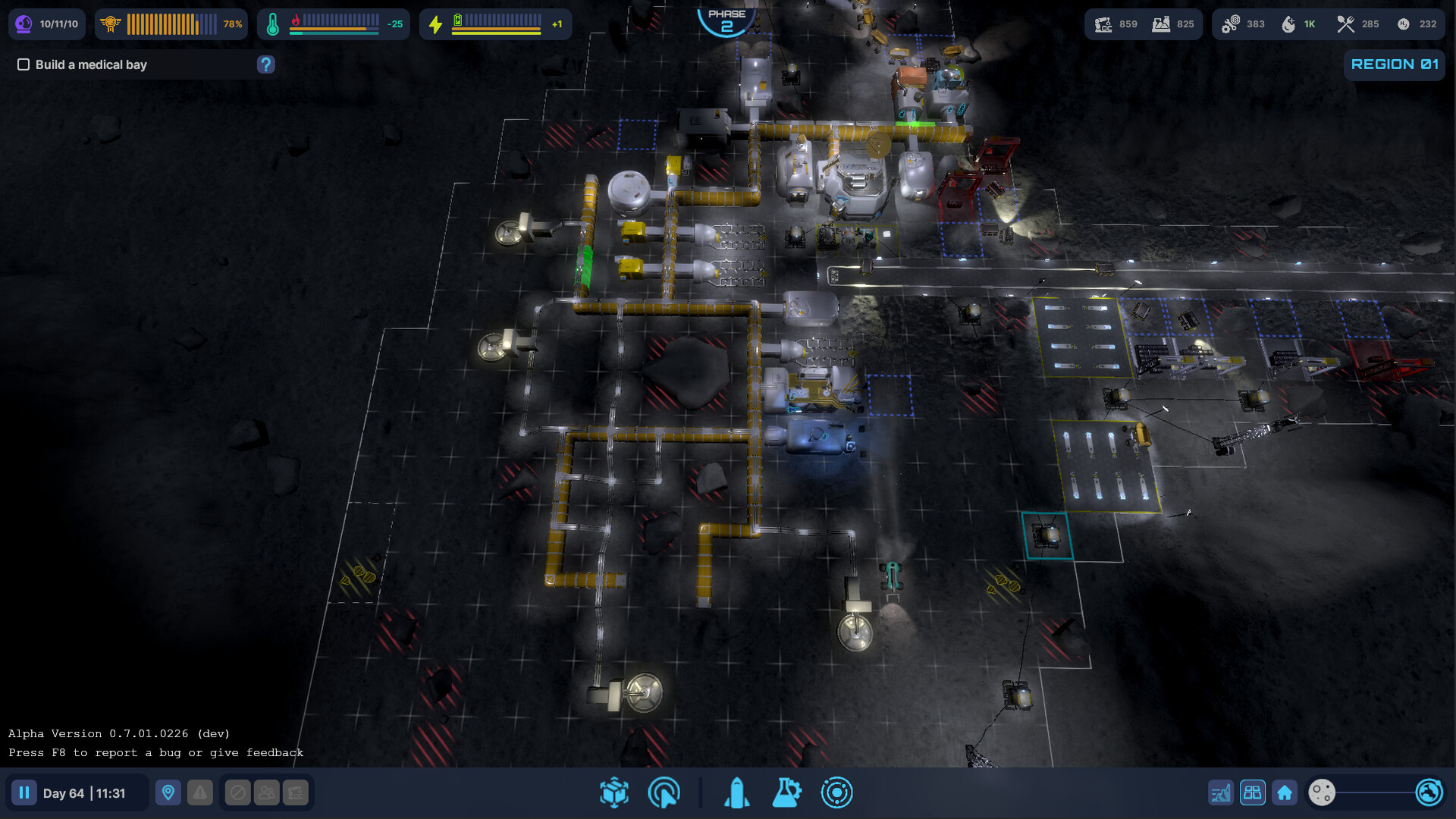 Official screenshot of the game Possible One: Lunar Industries