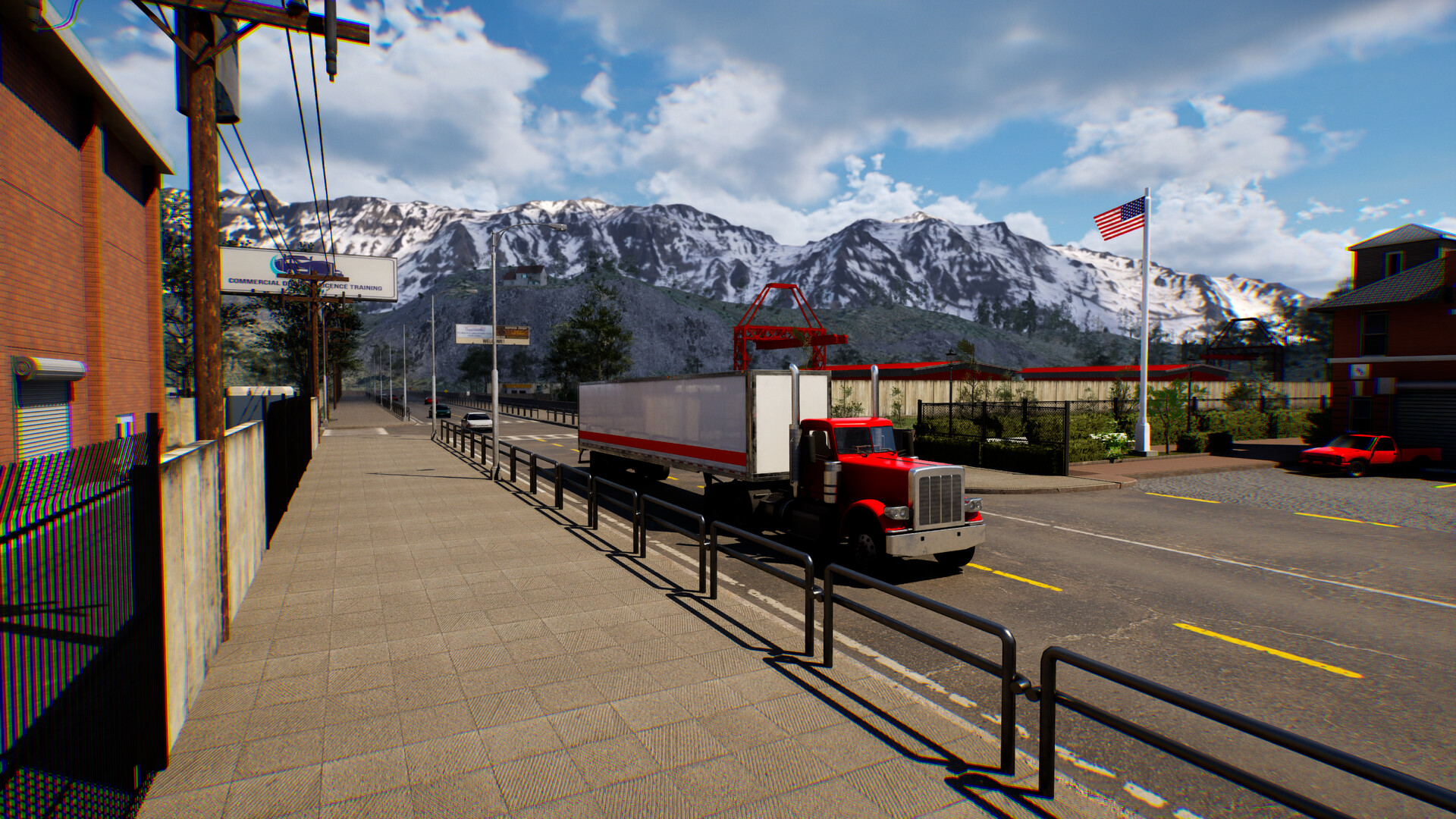 Official screenshot of the game Truck Driver: The American Dream